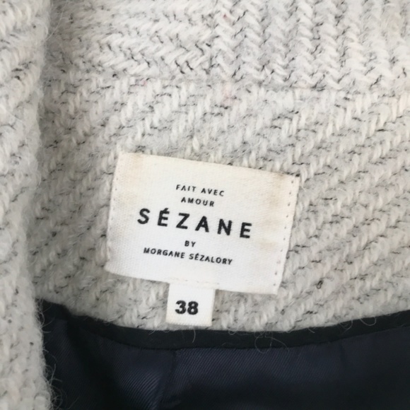 SOLD! - Sezane Wool Coat - Picture 5 of 10